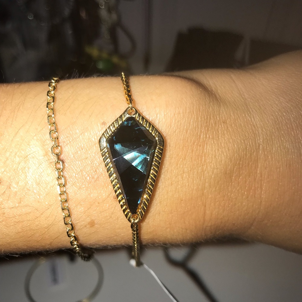 Gemstone & Gold Bracelet
